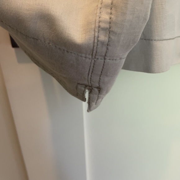 Pale grey OLSEN Linen blazer - Picture 4 of 6